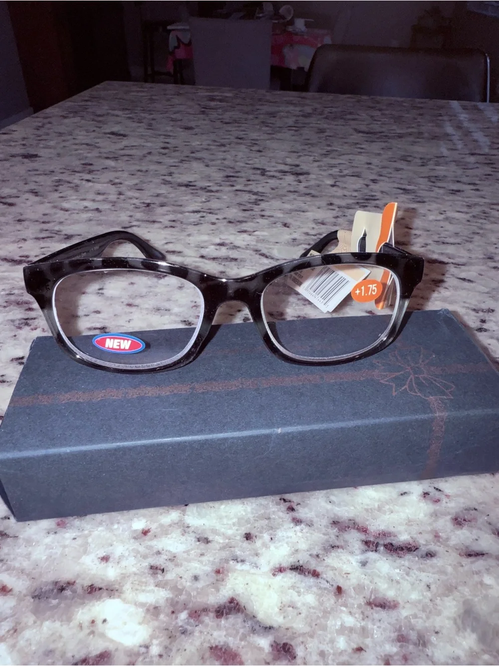 Reading Glasses - Gray Tortoiseshell Women's Frames +1.75
